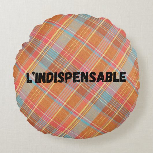 Coussin rond L'indispensable ラウンドクッション (正面)