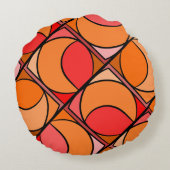 Coussin rond seventies orange ラウンドクッション (裏面)