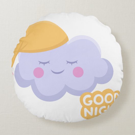 Coussin rond zzz ラウンドクッション (正面)