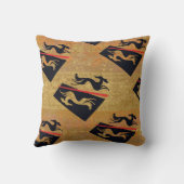 Coussin Salukis stylisés クッション (裏面)