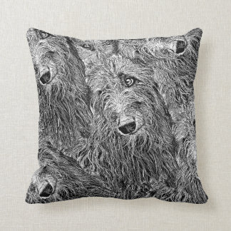 Coussin Scottish deerhound coursing クッション