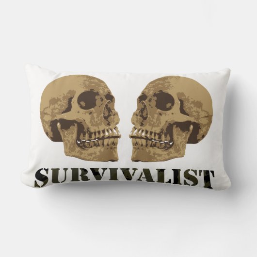 Coussin survivalist ランバークッション (正面)