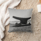 Coussin thème marin, noir et blanc クッション (ブランケット)