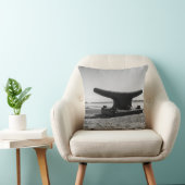 Coussin thème marin, noir et blanc クッション (椅子)