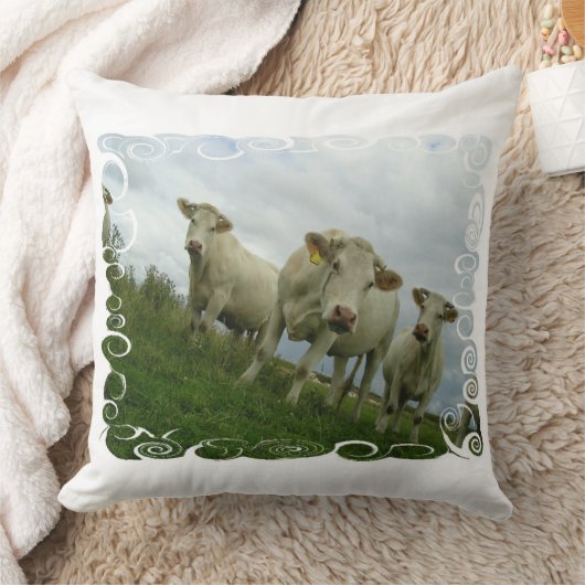 coussin vaches クッション (ブランケット)