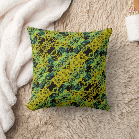 coussin vert クッション (ブランケット)
