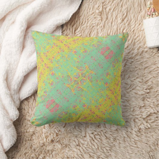 coussin vert クッション (ブランケット)