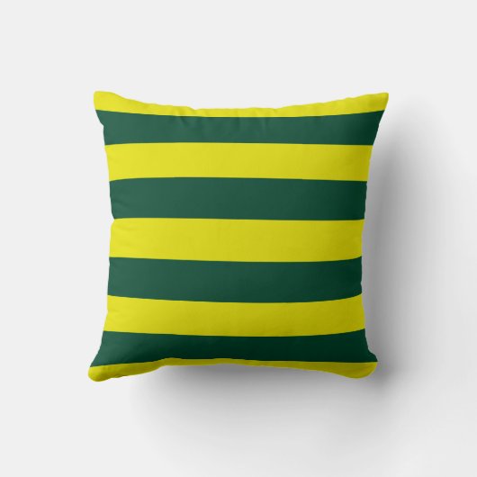 coussin vert rayé クッション (裏面)