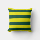 coussin vert rayé クッション (正面)