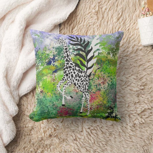 Coussin Wildlife Friendship - Giraffe  クッション (ブランケット)