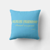 Coussin Wildlife Friendship - Giraffe Blue sky クッション (裏面)