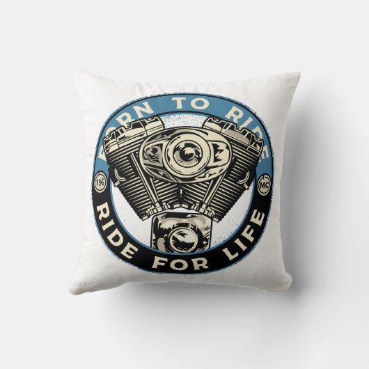 Coussin Winds in My Face, Asphalt Below クッション (裏面)