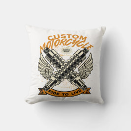 Coussin Winds in My Face, Asphalt Below クッション