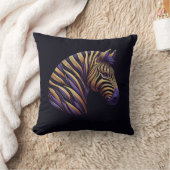 Coussin Zebra purple クッション (ブランケット)