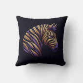 Coussin Zebra purple クッション (裏面)