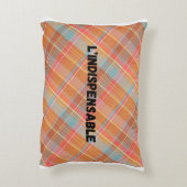 Coussins L'indispensable - Motif Madras アクセントクッション (裏面(縦))