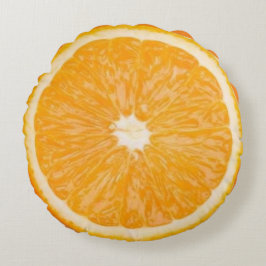 Coussins rond Fruit orange ラウンドクッション