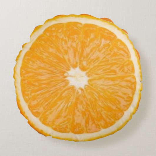 Coussins rond Fruit orange ラウンドクッション (正面)