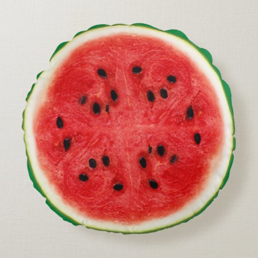 Coussins rond Fruit Pastèque ラウンドクッション (正面)