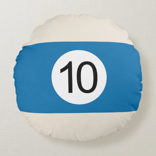 Coussins Ronds Boule de Billard #10 ラウンドクッション (正面)