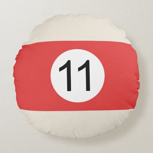 Coussins Ronds Boule de Billard #11 ラウンドクッション (正面)