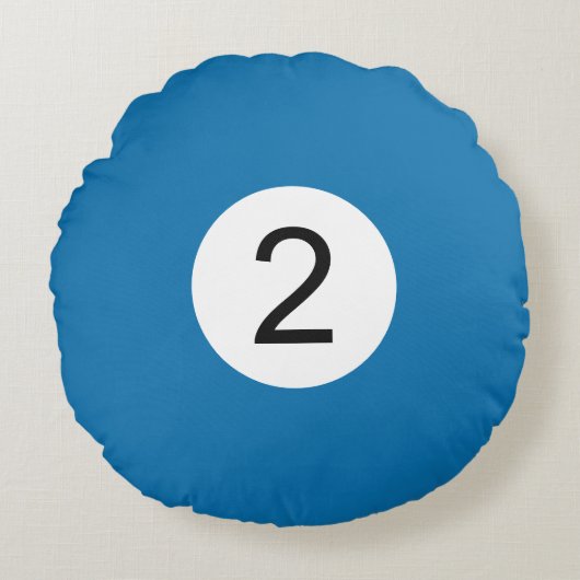 Coussins Ronds Boule de Billard #2 ラウンドクッション (正面)