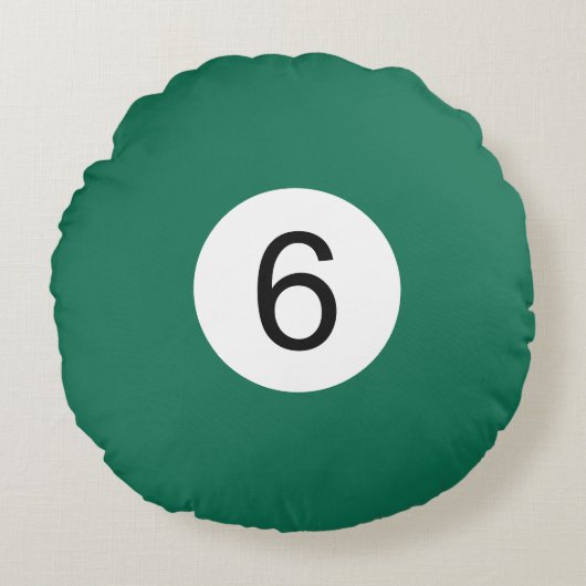 Coussins Ronds Boule de Billard #6 ラウンドクッション (正面)