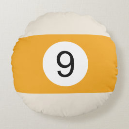 Coussins Ronds Boule de Billard #9 ラウンドクッション