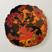 Coussins Ronds Chamalion ラウンドクッション (正面)