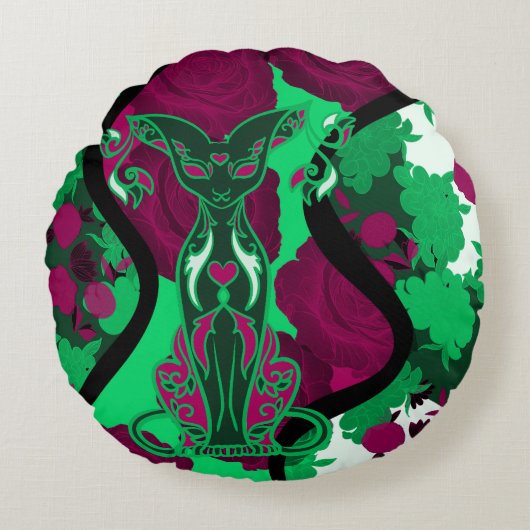 Coussins Ronds Chamalion ラウンドクッション (正面)