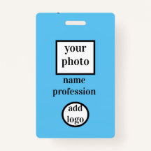 coutam employee photo,バーコード，ロゴ，ネームバッジ