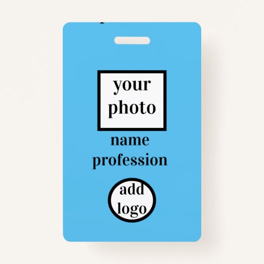 coutam employee photo,バーコード，ロゴ，ネームバッジ バッジ (正面)