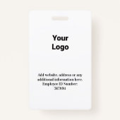 coutam employee photo,バーコード，ロゴ，ネームバッジ バッジ (裏面)