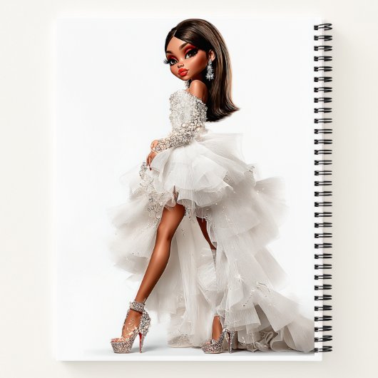 Couture Cloud Spiral Notebook ノートブック (裏面)