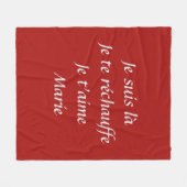 Couverture 100% personnalisée フリースブランケット (正面(横))