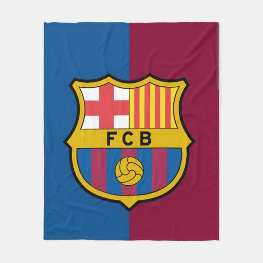 couverture barcelona フリースブランケット (正面)