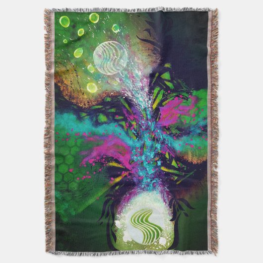 Couverture EPHEMERE de Christèle Chabrette  スローブランケット (正面縦)