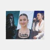 Couverture exclusive Lenie Vacher – Star Academy  フリースブランケット (正面(横))