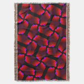 Couverture Jimette Design à franges déco スローブランケット (正面縦)