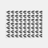 Couverture "L'Ange Noir" フリースブランケット (正面(横))