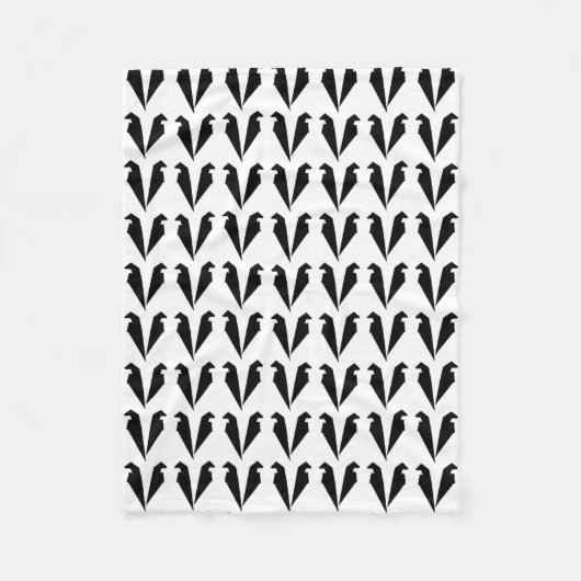 Couverture "L'Ange Noir" フリースブランケット (正面)