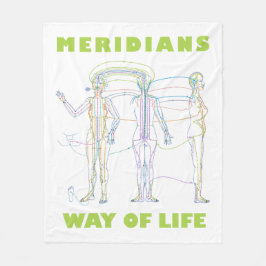 Couverture polaire Acupuncture Way of Life フリースブランケット