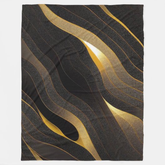 Couverture polaire art abstrait フリースブランケット (正面)