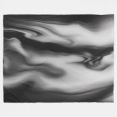 Couverture polaire art abstrait フリースブランケット (正面(横))