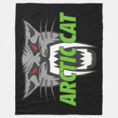 Couverture Polaire Chat d'Arctique フリースブランケット (正面)