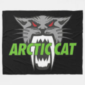 Couverture Polaire Chat d'Arctique フリースブランケット (正面(横))