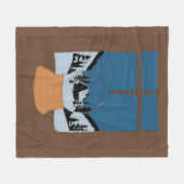 Couverture Polaire Hivernale - Motif Boule à Neige フリースブランケット (正面(横))