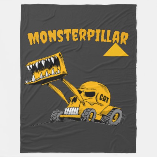 Couverture polaire Monsterpillar フリースブランケット (正面)