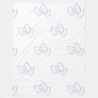 Couverture polaire - Pasta Lover - Farfalle フリースブランケット