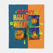 Couverture Polaire Spooky Halloween フリースブランケット (正面)